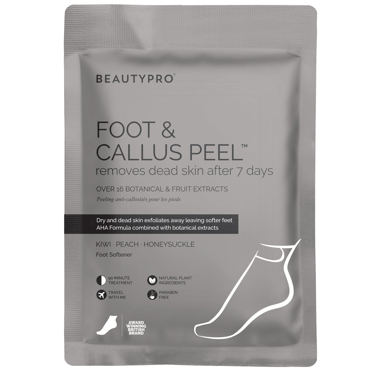BeautyPro Foot and Callus Peel with over 16 Botanical and Fruit