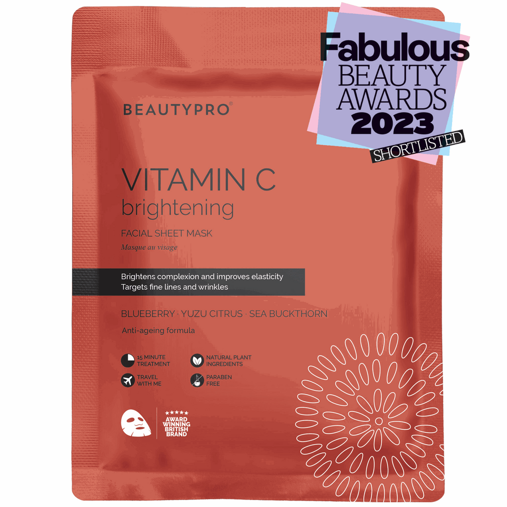 VITAMIN-C Brightening Sheet Mask - 100% Biodegradable