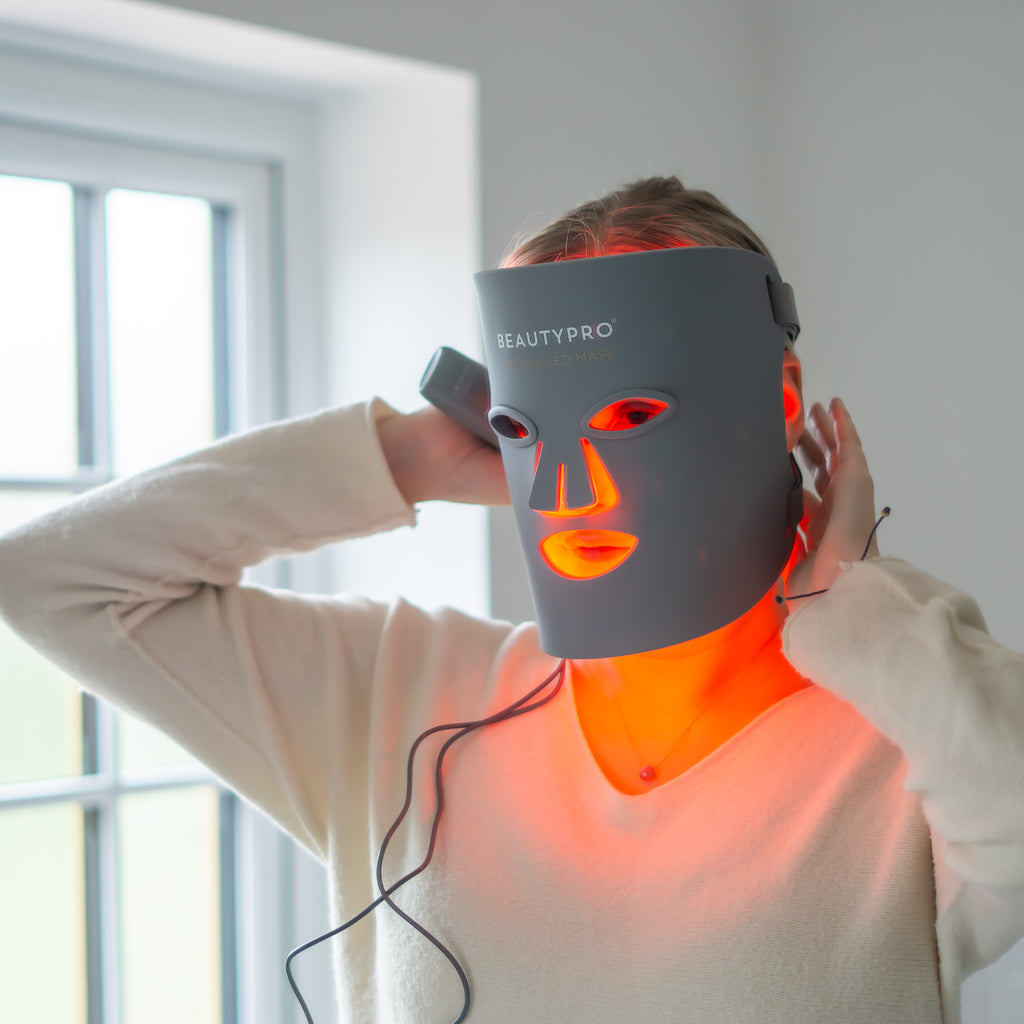 Led Face Mask Science PHOTON LED LIGHT THERAPY FACIAL MASK – BEAUTYPRO