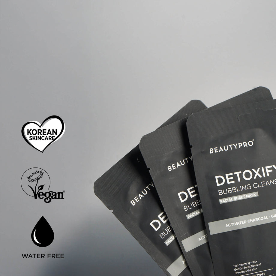 Detoxifying Foaming Face Mask | BEAUTYPRO Charcoal Mask