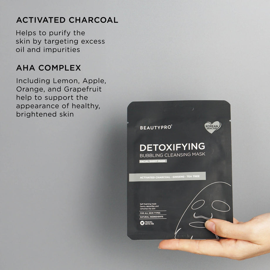 Detoxifying Foaming Face Mask | BEAUTYPRO Charcoal Mask