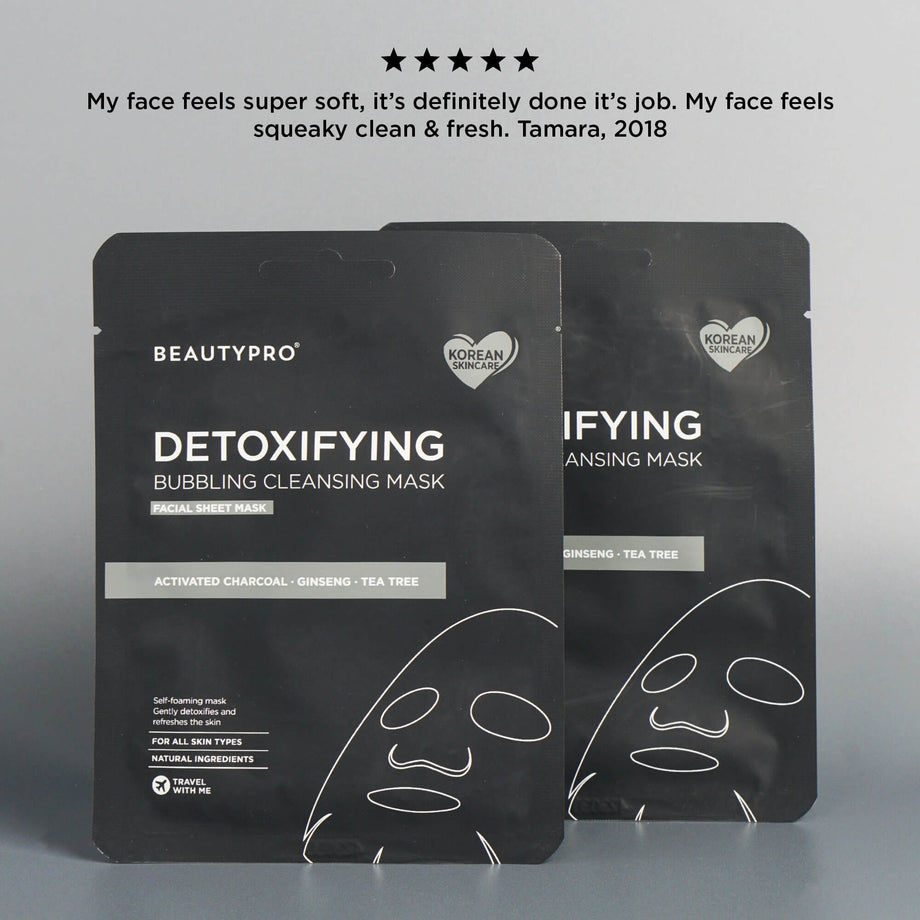 Detoxifying Foaming Face Mask | BEAUTYPRO Charcoal Mask