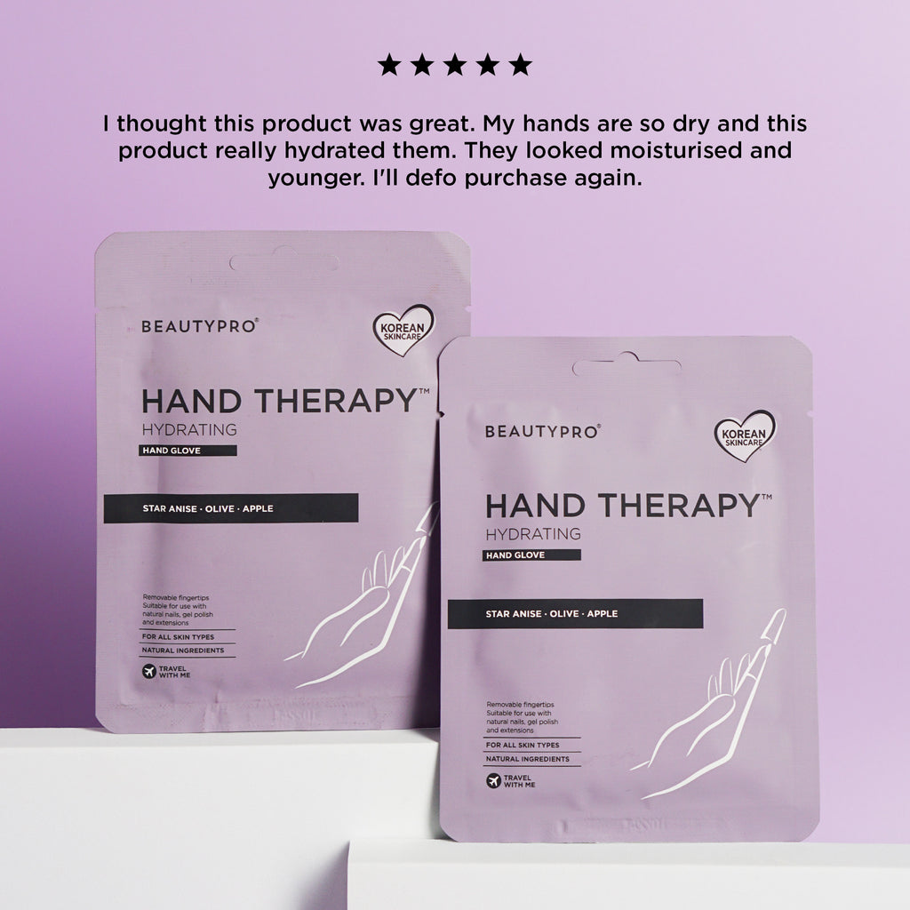 BeautyPro Hand Therapy Collagen Infused Glove with Removable
