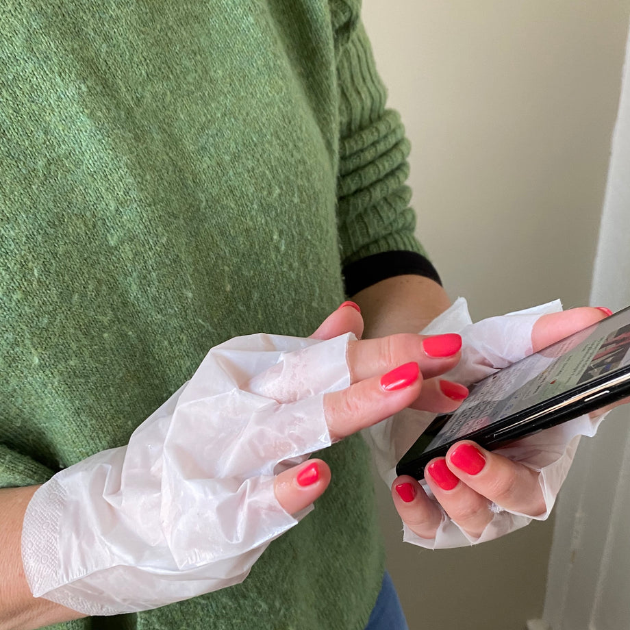 ハンドケアビューテイプロ BeautyPro Hand Therapy Collagen Infused Glove with Removable