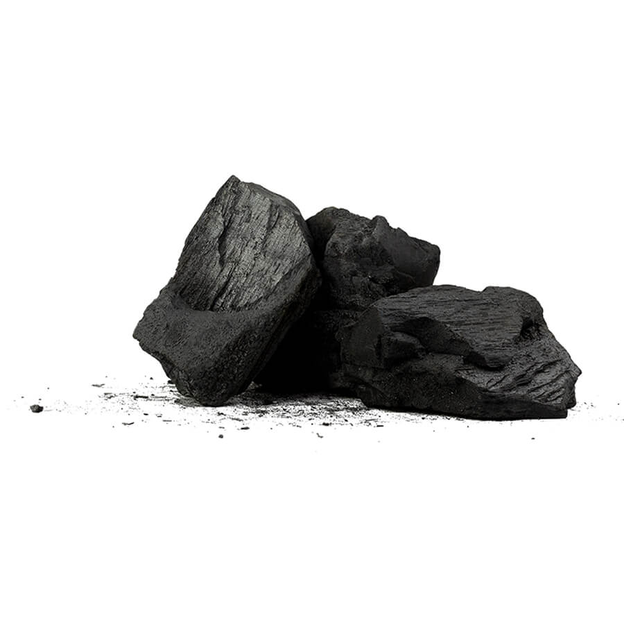 Lumps of charcoal