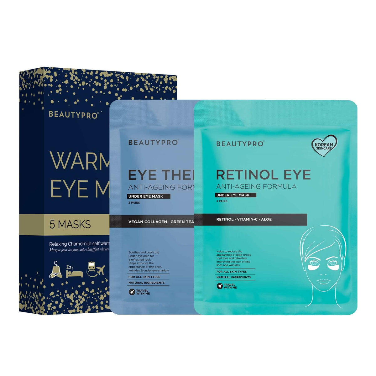 BeautyPro Eye Mask Travel Set