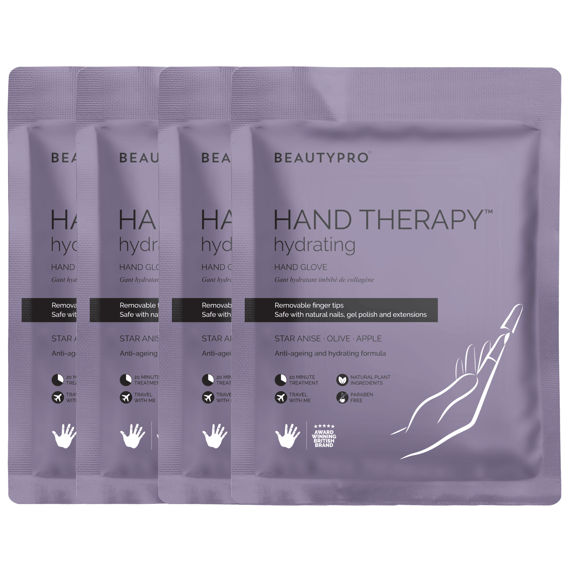 HAND THERAPY Glove with Removable Finger Tips